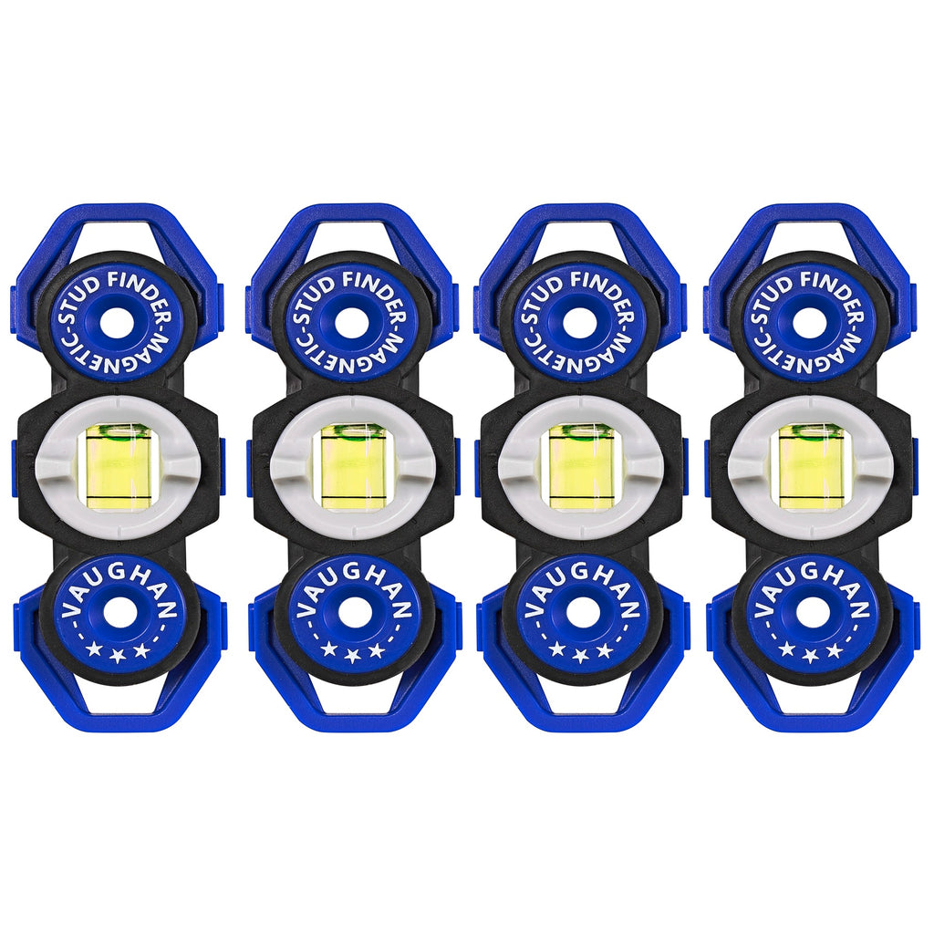 Vaughan 4 Piece Pocket Sized Magnetic Stud Finder and Level - 240277
